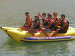 6 person side by side commercial banana water sled towable